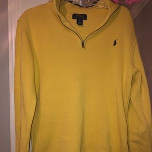 Pullover and long sleeve shirt.